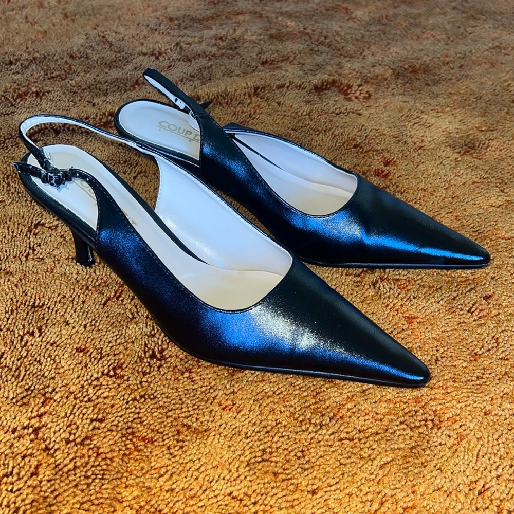 Coup d etat shoes. Black pointed toe